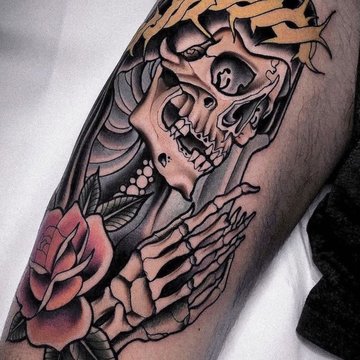 Santa Muerte Tatuaż