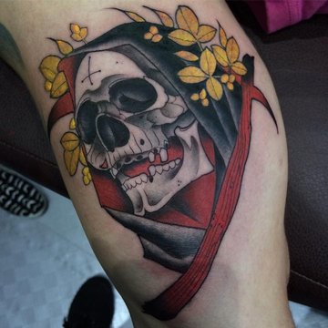 Santa Muerte Tatuaż