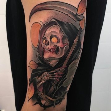 Santa Muerte Tatuaż