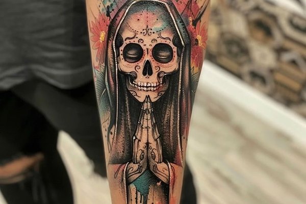 Santa Muerte Tatuaż