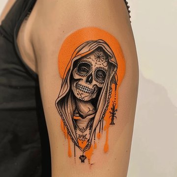 Santa Muerte Tatuaż