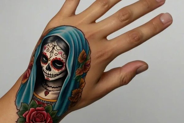 Santa Muerte Tatuaż
