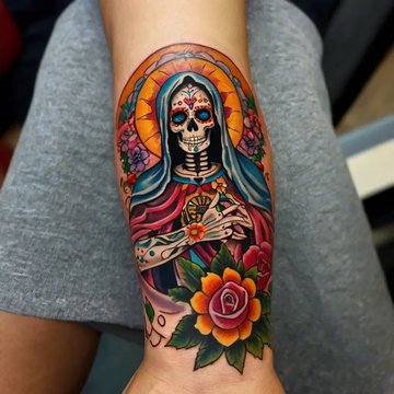 Santa Muerte Tatuaż