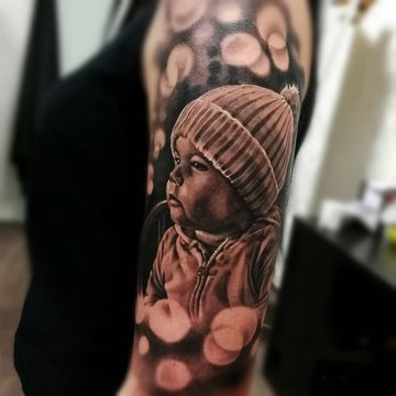 Tatuaż Portret Dziecka