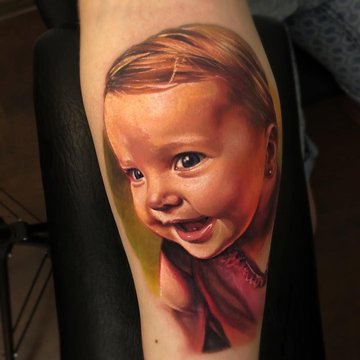 Tatuaż Portret Dziecka