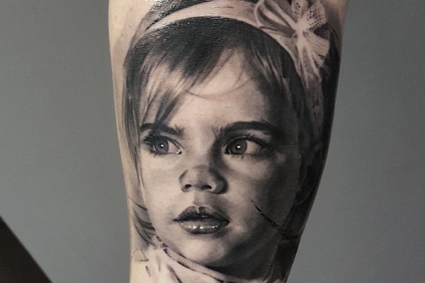 Tatuaż Portret Dziecka