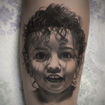 Tatuaż Portret Dziecka