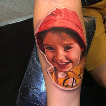 Tatuaż Portret Dziecka