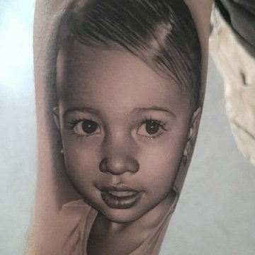 Tatuaż Portret Dziecka