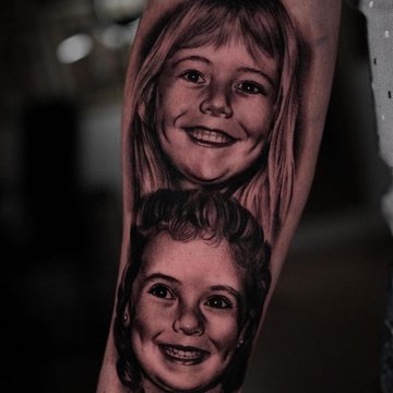 Tatuaż Portret Dziecka