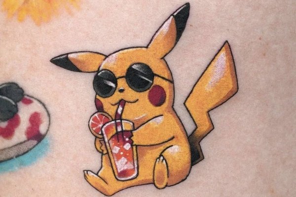 Tatuaż Pikachu