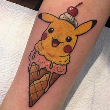 Tatuaż Pikachu