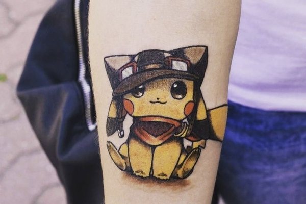 Tatuaż Pikachu
