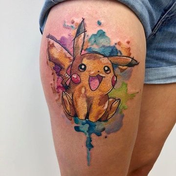 Tatuaż Pikachu