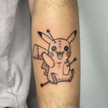 Tatuaż Pikachu