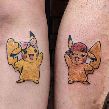 Tatuaż Pikachu