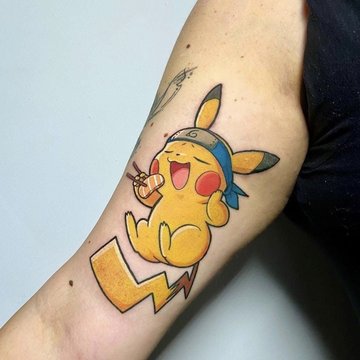Tatuaż Pikachu
