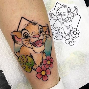Simba Tatuaż