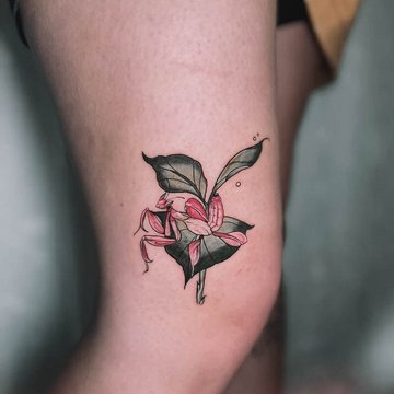 tatuaż Modliszka znaczenie wzór