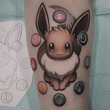 tatuaż Pokémon znaczenie wzór