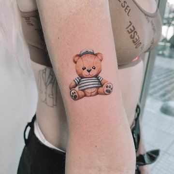 tatuaż Miś znaczenie wzór