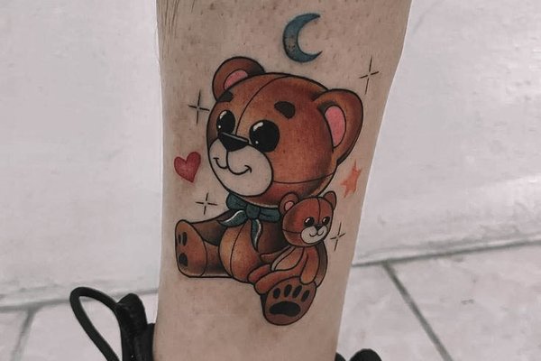 tatuaż Miś znaczenie wzór