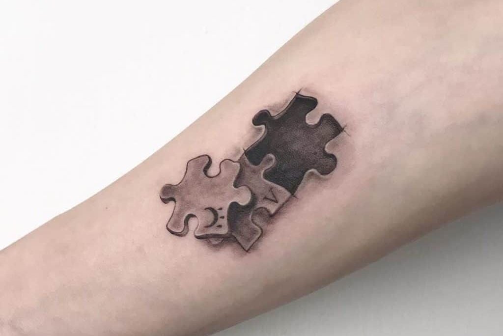 Tatuaż puzzle
