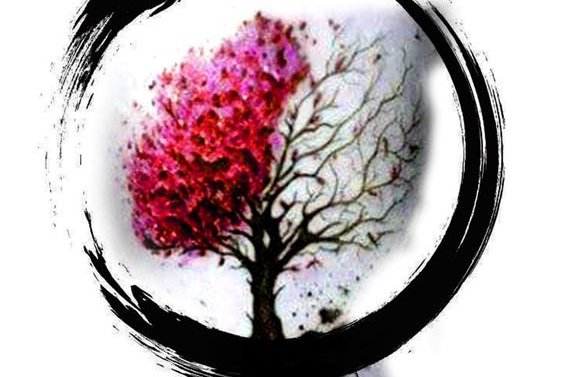 Szkice tatuażu „Sakura”