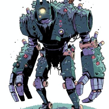 Szkic tatuażu robota