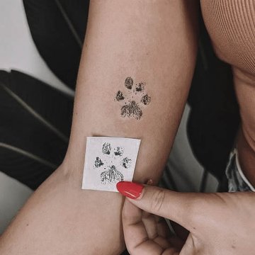 tatuaż łapa psa znaczenie wzór
