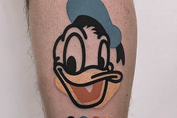 tatuaż Kaczor Donald znaczenie wzór