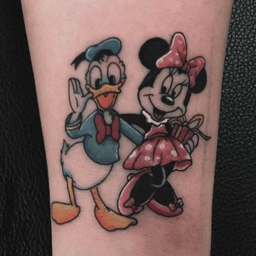 tatuaż Kaczor Donald znaczenie wzór