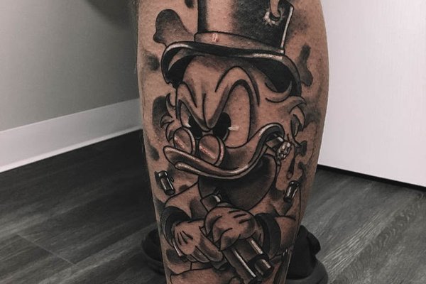 tatuaż Kaczor Donald znaczenie wzór