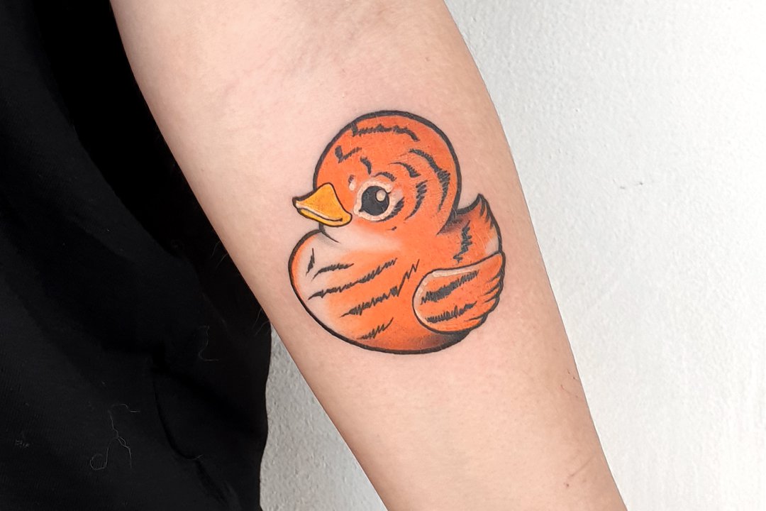 Szkice tatuażu kaczka