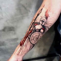 Symbol Siły - Tatuaż Damski