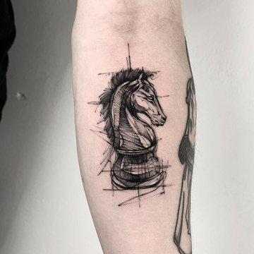 Tatuaż Szachy