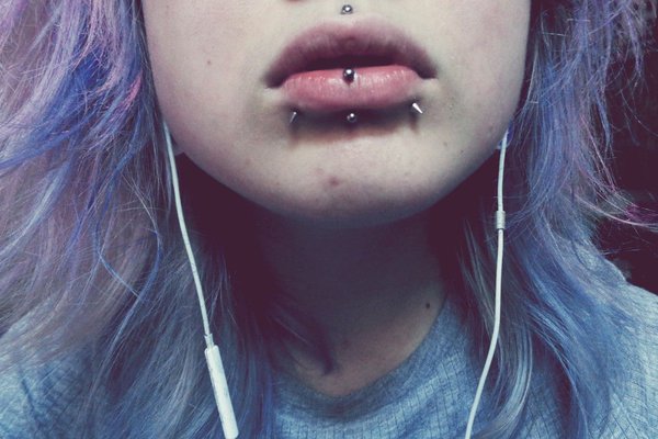 Snake bites piercing