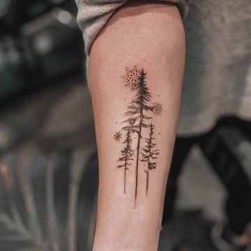 tatuaż las znaczenie wzór