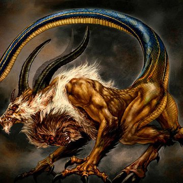 Szkice tatuażu chimera