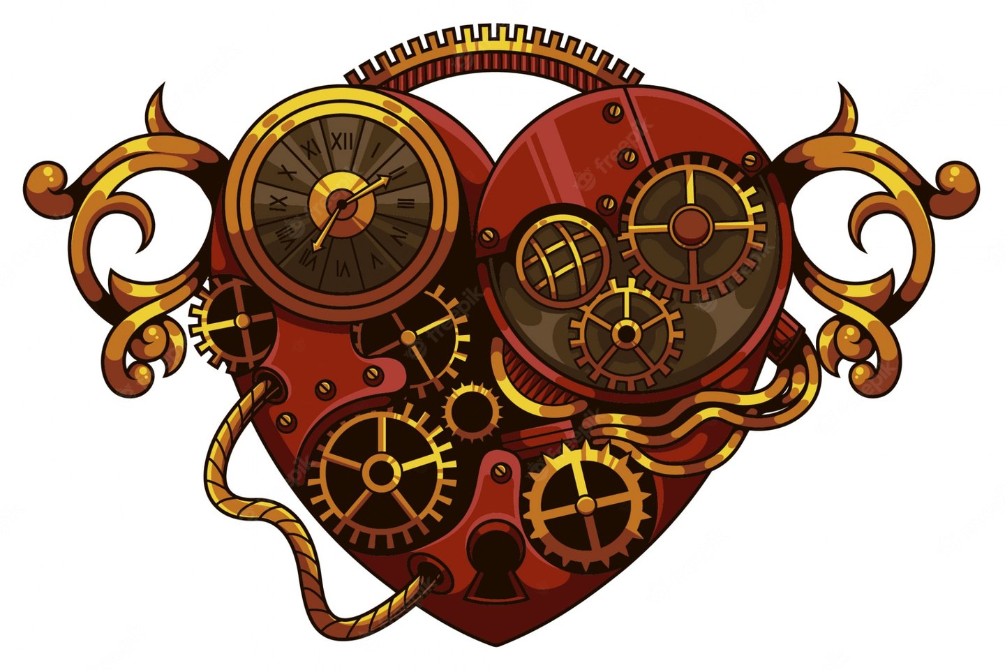 tatuaż steampunk