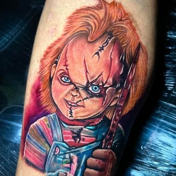 Tatuaż Laleczka Chucky