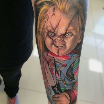 Tatuaż Laleczka Chucky