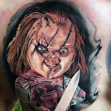 Tatuaż Laleczka Chucky