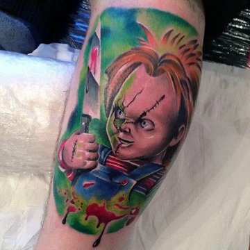 Tatuaż Laleczka Chucky