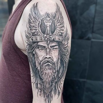 Tatuaż Welesa inspirowany mitologią