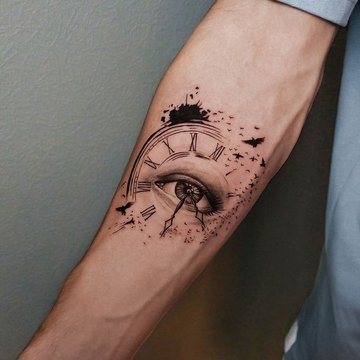 tatuaż oko jako osobisty talizman