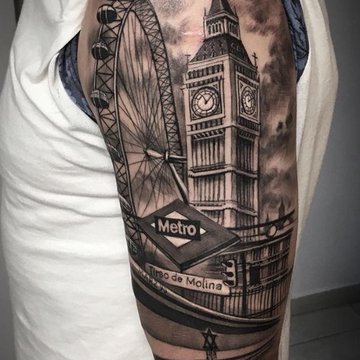 Tatuaż big ben