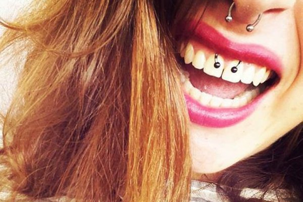 Piercing smiley
