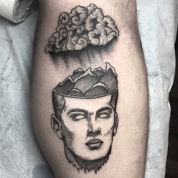 Tatuaż mózg