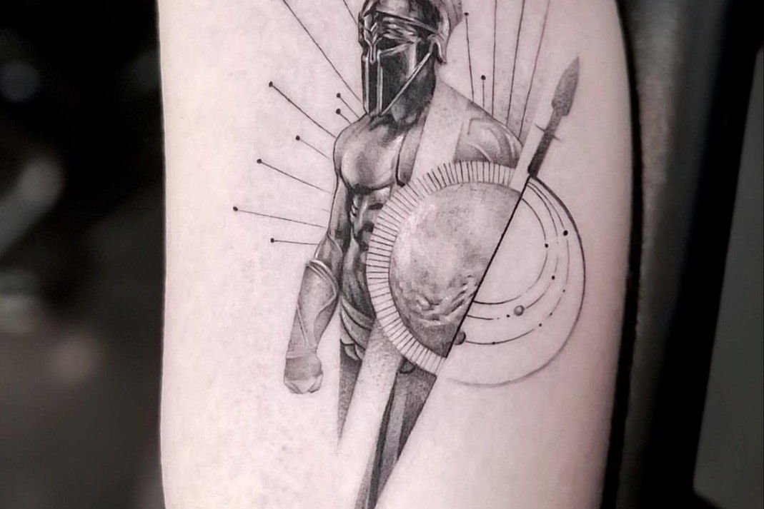 tatuaż Spartanin